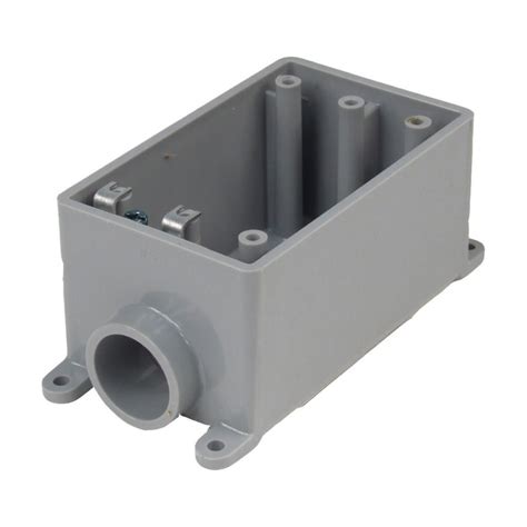 plastic single gang junction box|single gang outlet box.